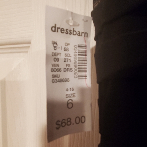 Signature lana from Dressbarn Dress Size 6 black - Picture 2 of 7